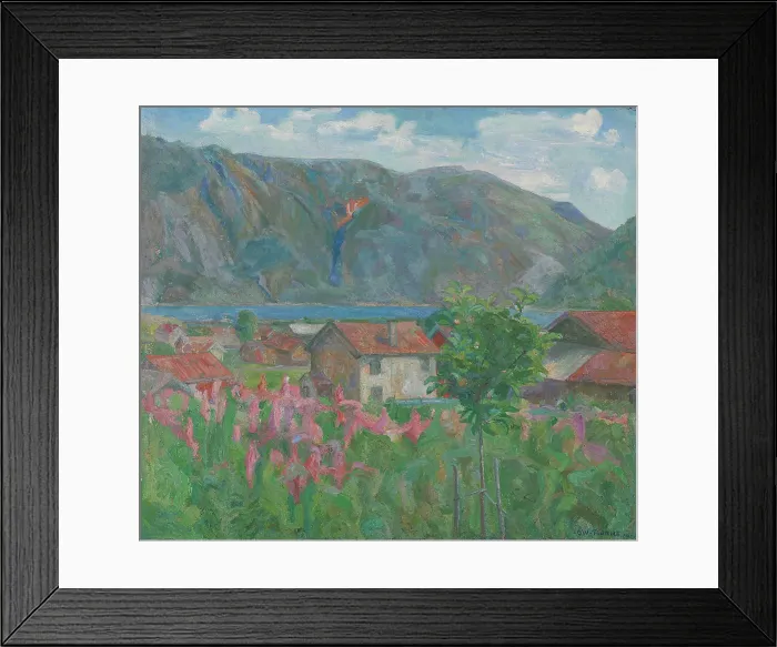 Framed Print : From Seljord, 1906. Creator: Oluf Wold-Torne Framed Print : From Seljord, 1906. Creator: Oluf Wold-Torne