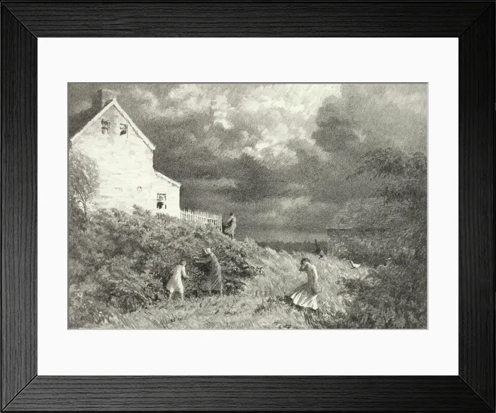 Framed Print : Nue avec Chignon (Nude with Chignon), about 1893. Creator: Armand Seguin