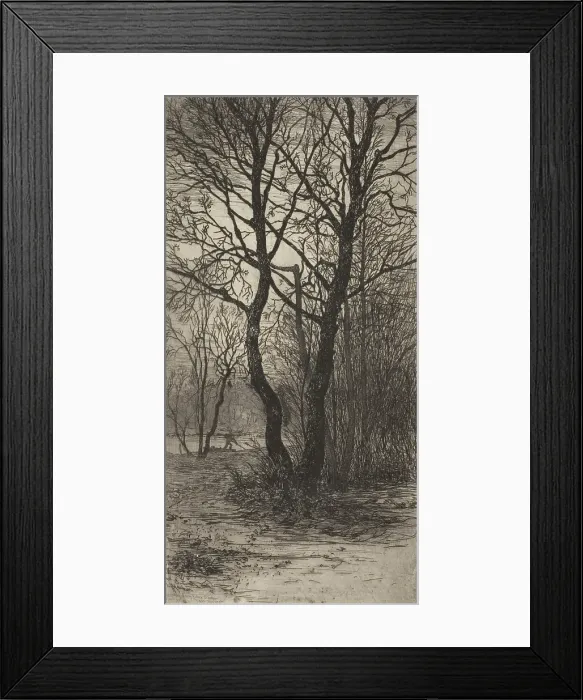 Framed Print : Nymphenburg Palace Garden, near Munich, 1884. Creator: Lewis Henry Meakin Framed Print : Nymphenburg Palace Garden, near Munich, 1884. Creator: Lewis Henry Meakin