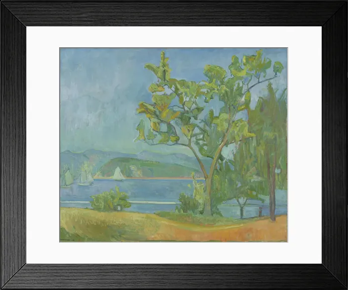 Framed Print : Landscape from Holmsbu, 1911. Creator: Oluf Wold-Torne Framed Print : Landscape from Holmsbu, 1911. Creator: Oluf Wold-Torne
