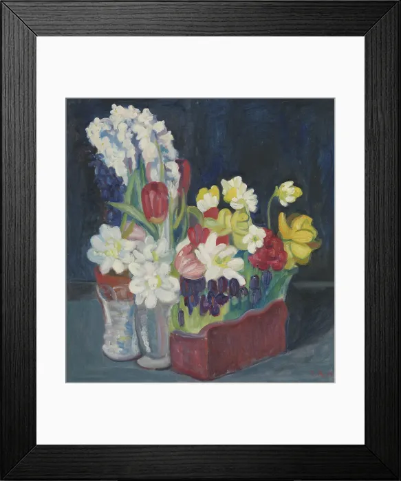 Framed Print : Flowers, 1917. Creator: Rudolf Thygesen Framed Print : Flowers, 1917. Creator: Rudolf Thygesen