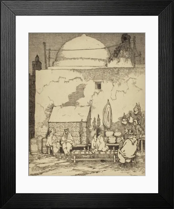 Framed Print : Sousse, Tunisia, 1913. Creator: Richard Brown Black Framed Print : Sousse, Tunisia, 1913. Creator: Richard Brown Black