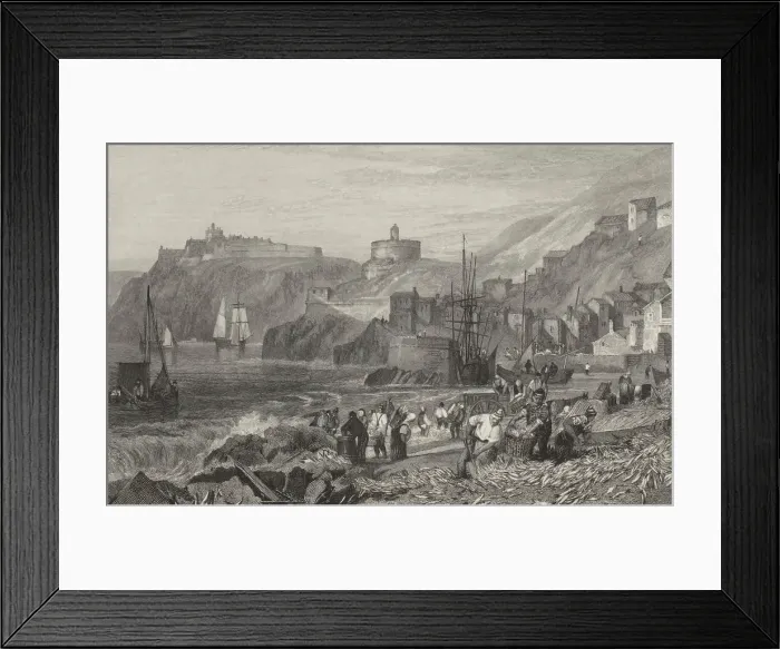 Framed Print : St. Mawes, Cornwall, 1824. Creator: JMW Turner Framed Print : St. Mawes, Cornwall, 1824. Creator: JMW Turner