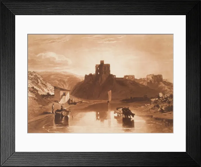 Framed Print : Norham Castle, January 1, 1816. Creator: JMW Turner Framed Print : Norham Castle, January 1, 1816. Creator: JMW Turner