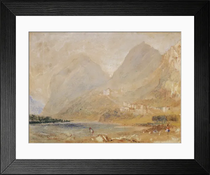 Framed Print : Martinswand, near Innsbruck, 1833. Creator: JMW Turner Framed Print : Martinswand, near Innsbruck, 1833. Creator: JMW Turner