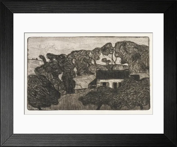 Framed Print : Ferme entouree d'Arbres (Farm surrounded by Trees), 1893. Creator: Armand Seguin. Ferme entouree d'Arbres (Farm surrounded by Trees), 1893. Creator: Armand Seguin Framed Print : Ferme entouree d'Arbres (Farm surrounded by Trees), 1893. Creator: Armand Seguin. Ferme entouree d'Arbres (Farm surrounded by Trees), 1893. Creator: Armand Seguin