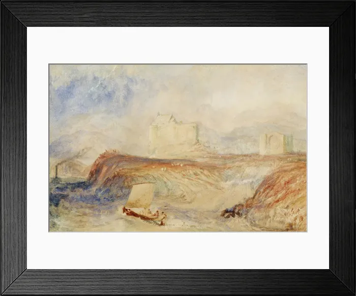 Framed Print : Dunstaffnage, 1832-1835. Creator: JMW Turner Framed Print : Dunstaffnage, 1832-1835. Creator: JMW Turner