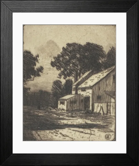 Framed Print : Summer, 1916. Creator: L Clarence Ball Framed Print : Summer, 1916. Creator: L Clarence Ball