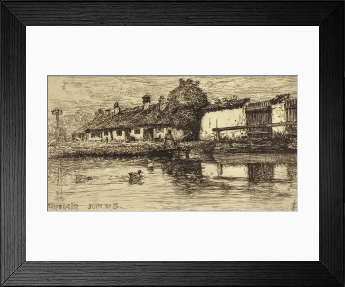 Framed Print : Lustheim, 1879. Creator: Otto Henry Bacher Framed Print : Lustheim, 1879. Creator: Otto Henry Bacher
