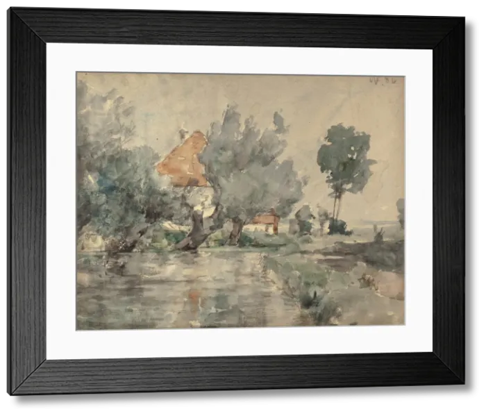Framed Print : Bavarian Landscape, 1906. Creator: William Forsyth Framed Print : Bavarian Landscape, 1906. Creator: William Forsyth
