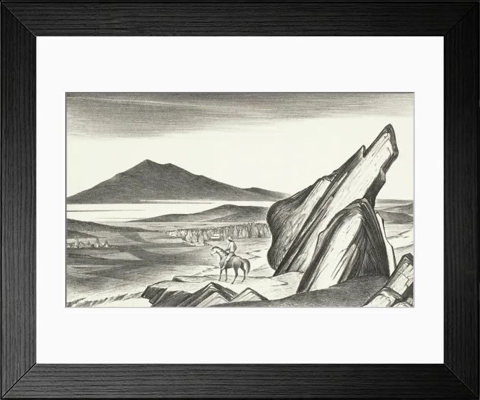 Framed Print : The Way Home, 1946. Creator: Frank Mechau Framed Print : The Way Home, 1946. Creator: Frank Mechau