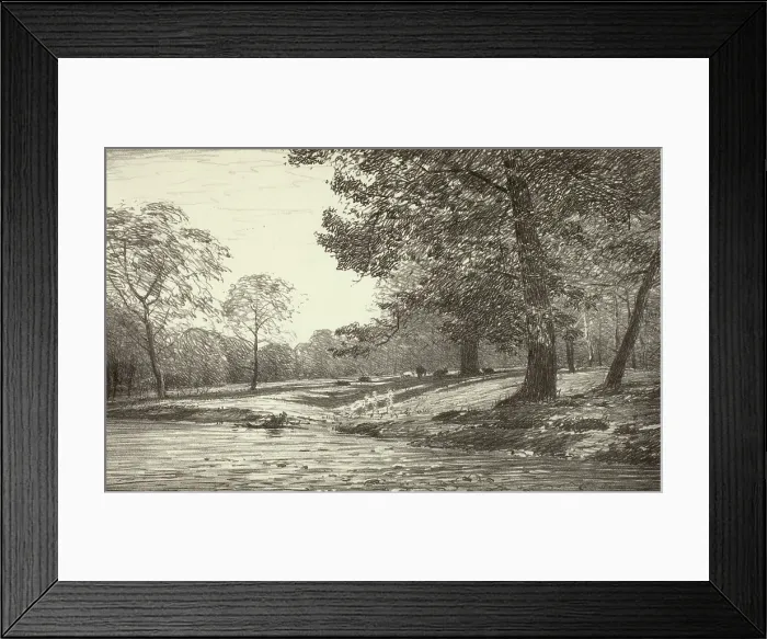 Framed Print : The Flats, 1923. Creator: Bolton Coit Brown Framed Print : The Flats, 1923. Creator: Bolton Coit Brown