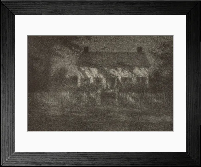 Framed Print : Moonlight, 1923. Creator: Bolton Coit Brown
