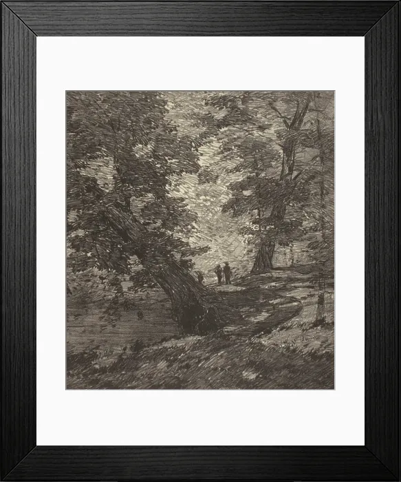 Framed Print : Fishing, 1922. Creator: Bolton Coit Brown Framed Print : Fishing, 1922. Creator: Bolton Coit Brown