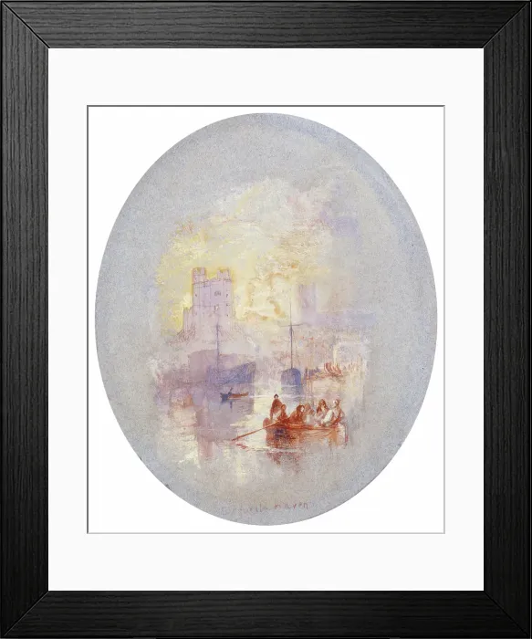 Framed Print : Orford Haven, about 1827. Creator: JMW Turner Framed Print : Orford Haven, about 1827. Creator: JMW Turner