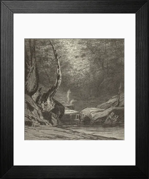 Framed Print : Crooked Tree, c1920s. Creator: Bolton Coit Brown Framed Print : Crooked Tree, c1920s. Creator: Bolton Coit Brown