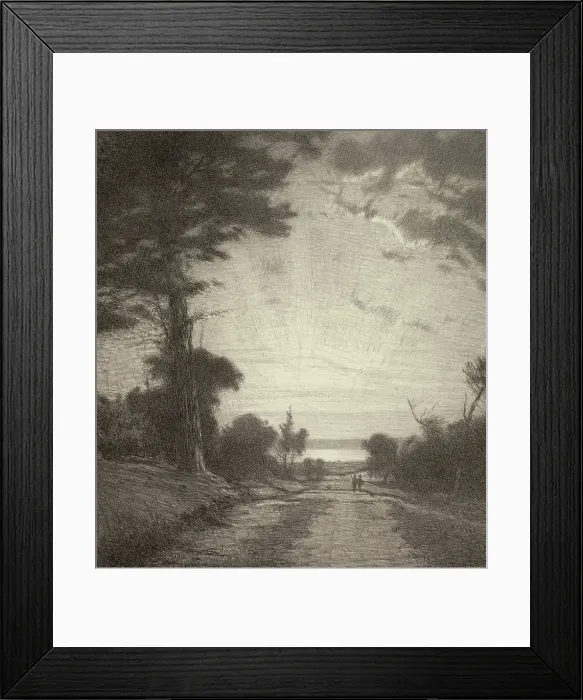 Framed Print : Sunrise, 1924. Creator: Bolton Coit Brown Framed Print : Sunrise, 1924. Creator: Bolton Coit Brown