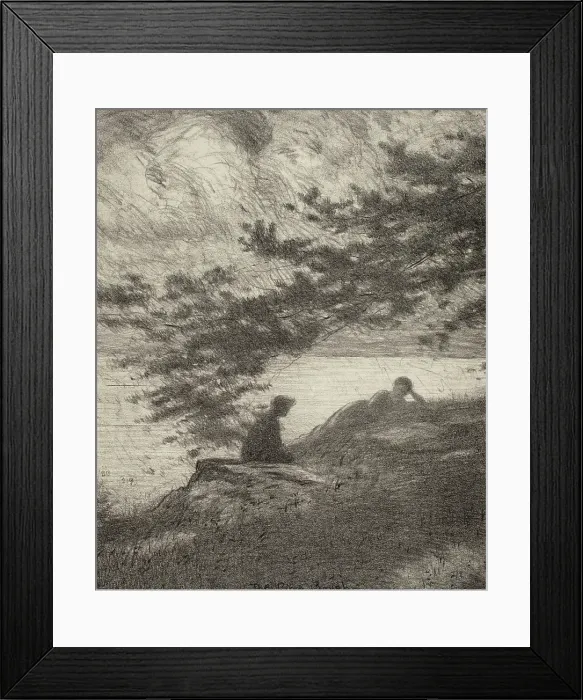 Framed Print : The Pine Bough, 1919. Creator: Bolton Coit Brown Framed Print : The Pine Bough, 1919. Creator: Bolton Coit Brown