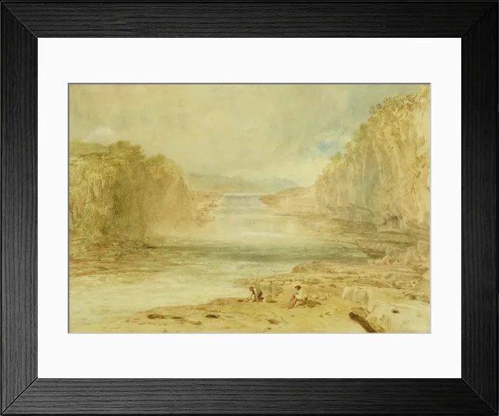 Framed Print : Aysgarth Force, Richmondshire, 1817. Creator: JMW Turner Framed Print : Aysgarth Force, Richmondshire, 1817. Creator: JMW Turner
