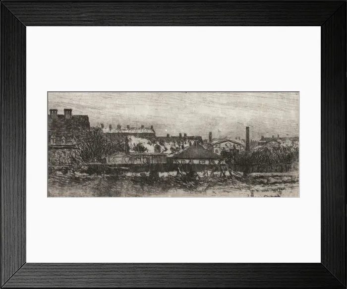 Framed Print : From the Window, Gysis School, Munich, 1883. Creator: Lewis Henry Meakin Framed Print : From the Window, Gysis School, Munich, 1883. Creator: Lewis Henry Meakin