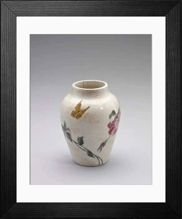 Framed Print : Jar, 1881. Creator: Mary Louise McLaughlin Framed Print : Jar, 1881. Creator: Mary Louise McLaughlin