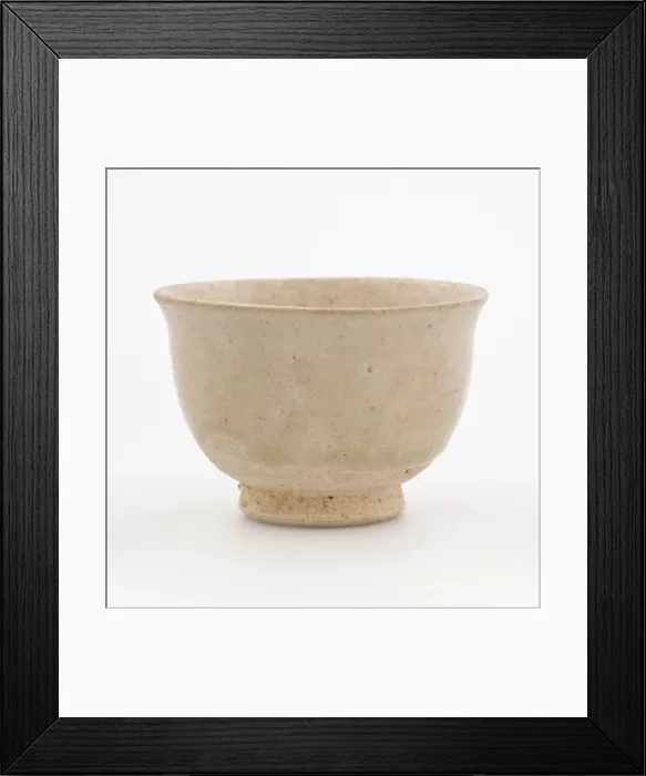 Framed Print : White cup, date unknown. Creator: Unknown Framed Print : White cup, date unknown. Creator: Unknown