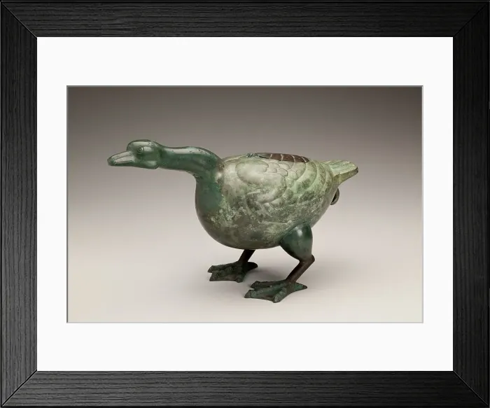 Framed Print : Vessel in the form of a goose, 500-225 B.C.E.. Creator: Unknown Framed Print : Vessel in the form of a goose, 500-225 B.C.E.. Creator: Unknown