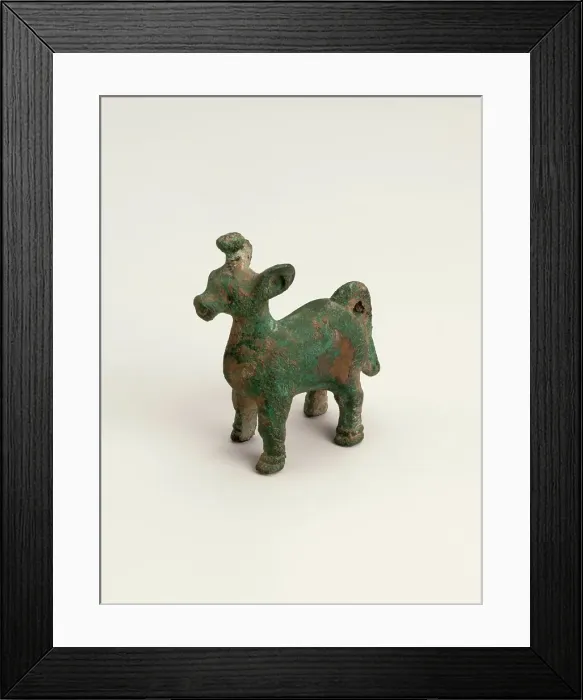 Framed Print : Small goat, 207 B.C.E. - 220 C.E.. Creator: Unknown Framed Print : Small goat, 207 B.C.E. - 220 C.E.. Creator: Unknown