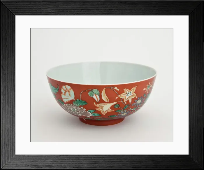 Framed Print : Bowl, 1800s. Creator: Unknown Framed Print : Bowl, 1800s. Creator: Unknown