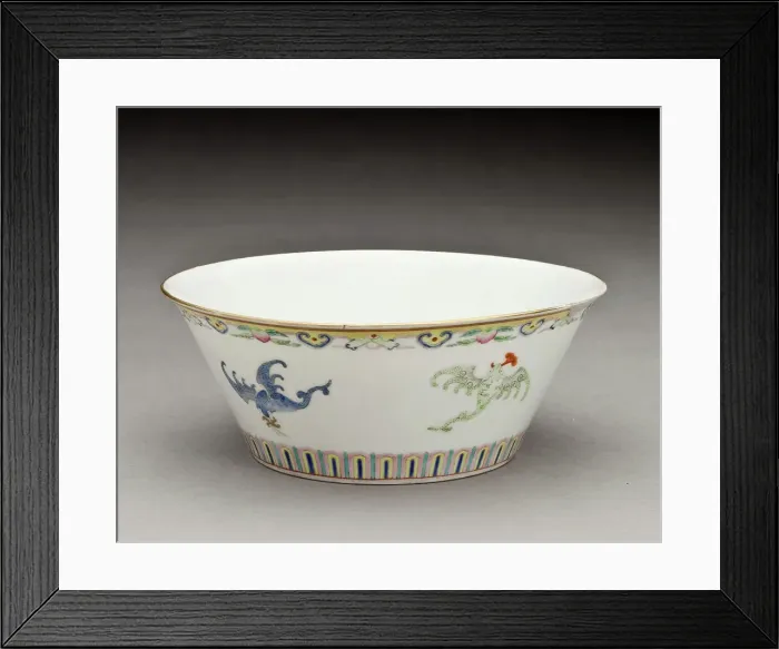 Framed Print : Bowl, 1862-1874. Creator: Unknown Framed Print : Bowl, 1862-1874. Creator: Unknown