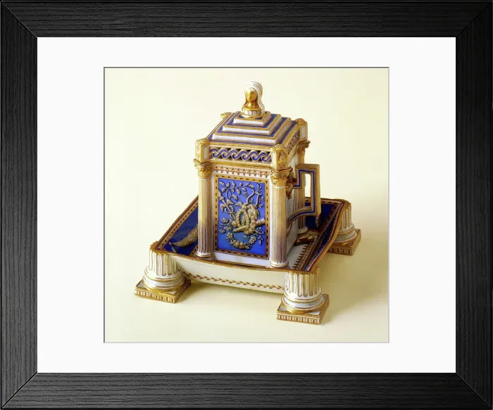 Framed Print : Pastille burner, about 1810. Creator: Meissen Porcelain