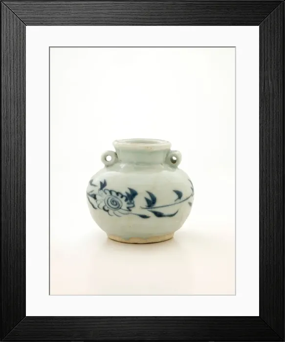 Framed Print : Small jar with loop handles, 1300-1399. Creator: Unknown Framed Print : Small jar with loop handles, 1300-1399. Creator: Unknown