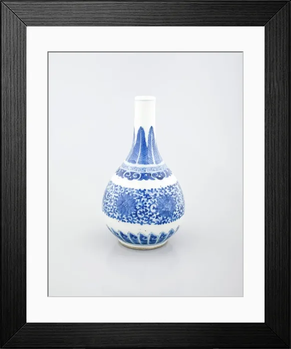 Framed Print : Bottle vase, c1644-1911. Creator: Unknown Framed Print : Bottle vase, c1644-1911. Creator: Unknown