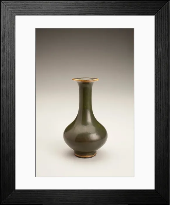 Framed Print : Tea-green vase, 1700s. Creator: Unknown Framed Print : Tea-green vase, 1700s. Creator: Unknown