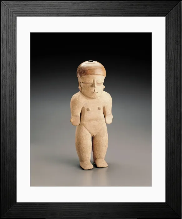Framed Print : Standing female figure, 300 BCE-500 CE. Creator: Unknown Framed Print : Standing female figure, 300 BCE-500 CE. Creator: Unknown