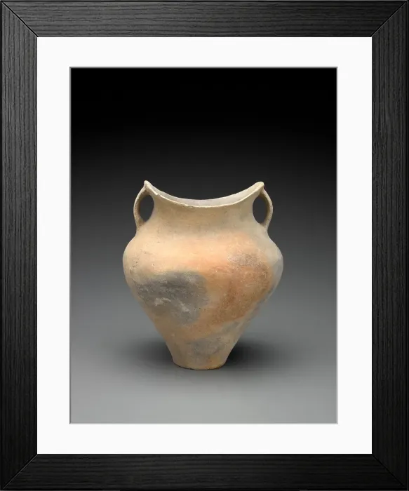 Framed Print : Jar with two handles, about 1350 B.C.E.. Creator: Unknown Framed Print : Jar with two handles, about 1350 B.C.E.. Creator: Unknown