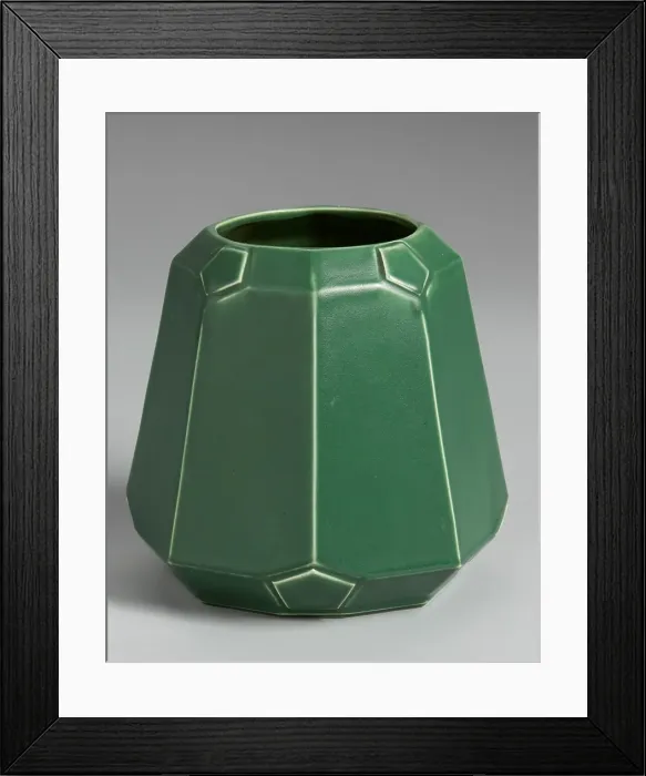 Framed Print : Vase, about 1910. Creator: Julius Dressler