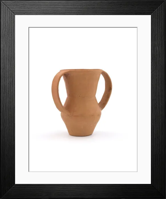 Framed Print : Beaker with strap handles, 2000 B.C.E.. Creator: Unknown Framed Print : Beaker with strap handles, 2000 B.C.E.. Creator: Unknown