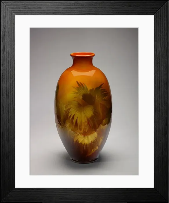 Framed Print : Vase, 1898. Creators: Rookwood Pottery, Matthew Andrew Daly Framed Print : Vase, 1898. Creators: Rookwood Pottery, Matthew Andrew Daly