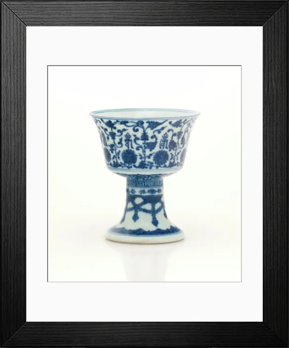 Framed Print : Butter cup, 18th century. Creator: Unknown