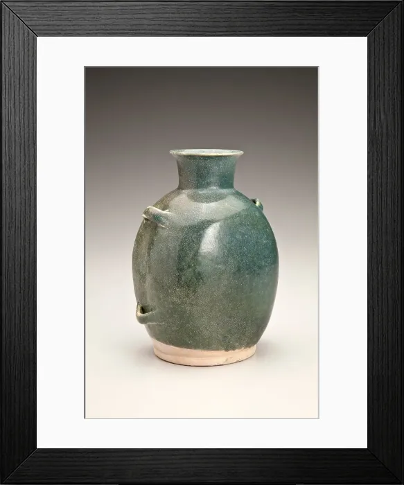 Framed Print : Jar with four lugs, 800s. Creator: Unknown Framed Print : Jar with four lugs, 800s. Creator: Unknown