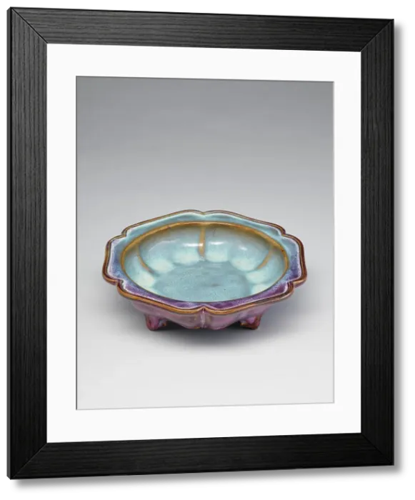 Framed Print : Saucer for a flower pot, late 1300s. Creator: Unknown Framed Print : Saucer for a flower pot, late 1300s. Creator: Unknown
