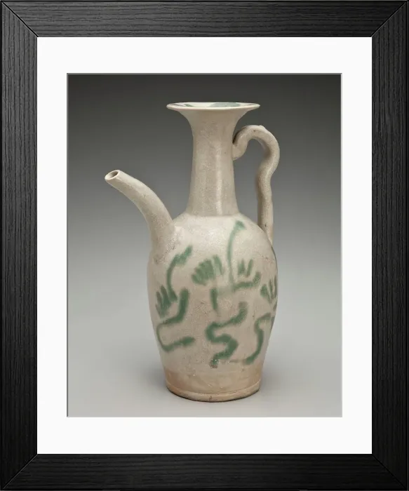 Framed Print : Ewer with turquoise design, 900s. Creator: Unknown Framed Print : Ewer with turquoise design, 900s. Creator: Unknown