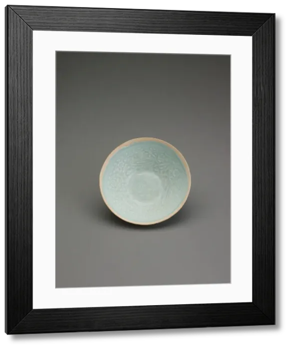 Framed Print : Bowl with still life designs, about 1200. Creator: Unknown Framed Print : Bowl with still life designs, about 1200. Creator: Unknown