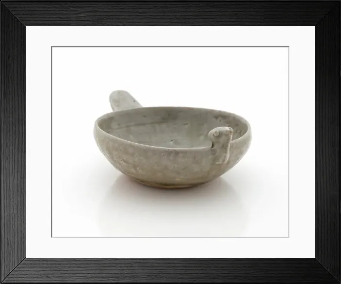Framed Print : Shallow dish with bird head and tail, 265-316. Creator: Unknown Framed Print : Shallow dish with bird head and tail, 265-316. Creator: Unknown