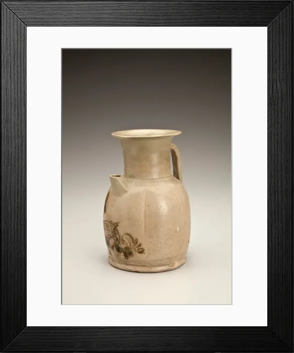 Framed Print : Ewer with deer design, 800s. Creator: Unknown Framed Print : Ewer with deer design, 800s. Creator: Unknown