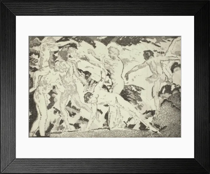 Framed Print : By the Caliban, 1924. Creator: Arthur Davies Framed Print : By the Caliban, 1924. Creator: Arthur Davies