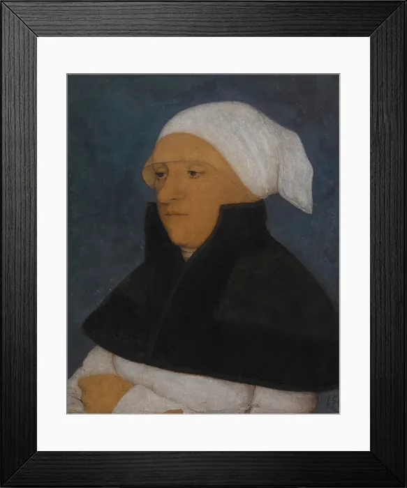 Framed Print : Portrait of Unknown Lady, about 1538. Creator: Hans Holbein the Younger Framed Print : Portrait of Unknown Lady, about 1538. Creator: Hans Holbein the Younger
