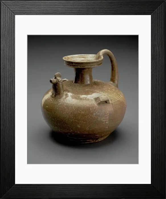 Framed Print : Ewer with chicken-head spout, 317-420. Creator: Unknown Framed Print : Ewer with chicken-head spout, 317-420. Creator: Unknown