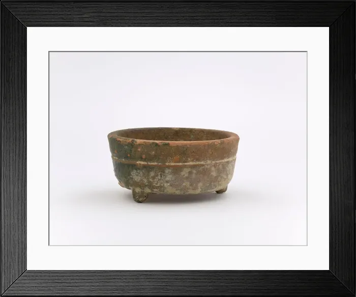 Framed Print : Tripod vessel, 250 B.C.E. - 221 CE. Creator: Unknown Framed Print : Tripod vessel, 250 B.C.E. - 221 CE. Creator: Unknown